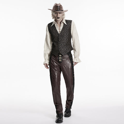 Gothic-Retro-Jacquard-Weste
