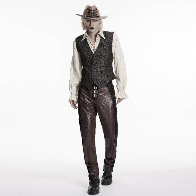 Gothic-Retro-Jacquard-Weste