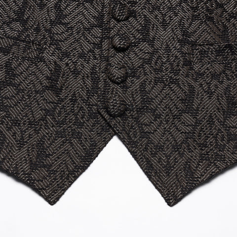 Gothic-Retro-Jacquard-Weste