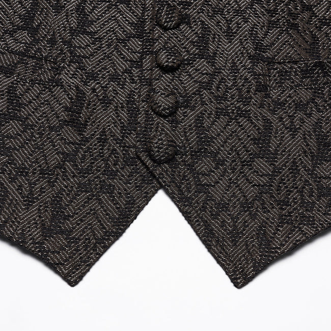 Gothic-Retro-Jacquard-Weste