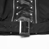 Kurze Jacke im Punk-Militärstil
