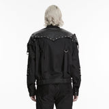Kurze Jacke im Punk-Militärstil