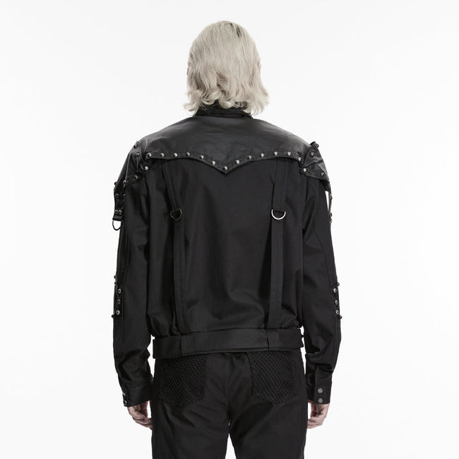 Kurze Jacke im Punk-Militärstil