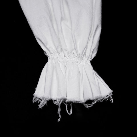Gothic-Retro-Hemd mit Puffärmeln