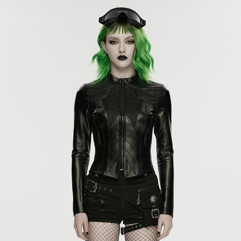 Cyberpunk Slim-Fit-Jacke