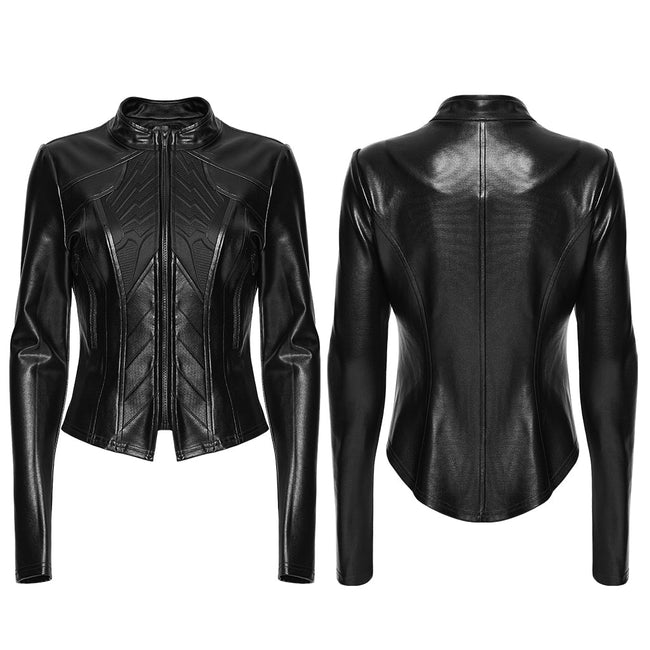Cyberpunk Slim-Fit-Jacke