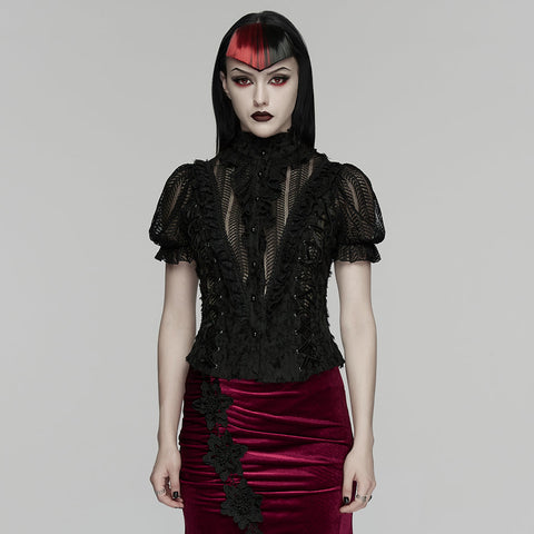 Gothic-Dekadentes Sexy-Shirt