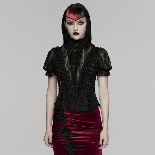 Gothic-Dekadentes Sexy-Shirt
