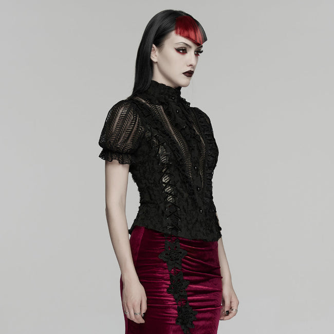 Gothic-Dekadentes Sexy-Shirt