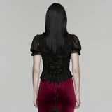 Gothic-Dekadentes Sexy-Shirt