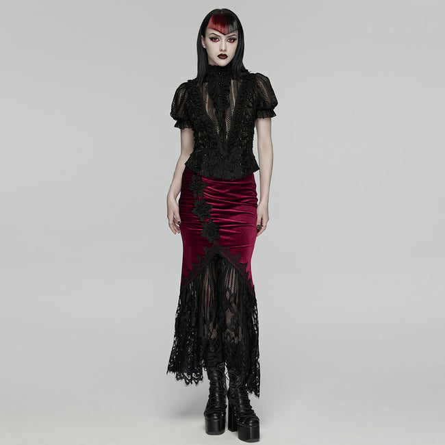 Gothic-Dekadentes Sexy-Shirt