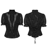 Gothic-Dekadentes Sexy-Shirt