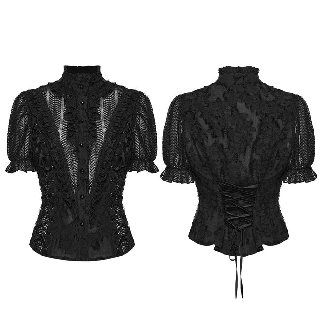 Gothic-Dekadentes Sexy-Shirt