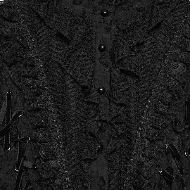 Gothic-Dekadentes Sexy-Shirt