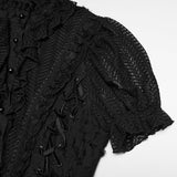 Gothic-Dekadentes Sexy-Shirt