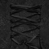 Gothic-Kurzarmhemd mit Spitze