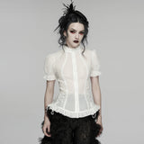 Klassisches Hemd mit Gothic-Textur