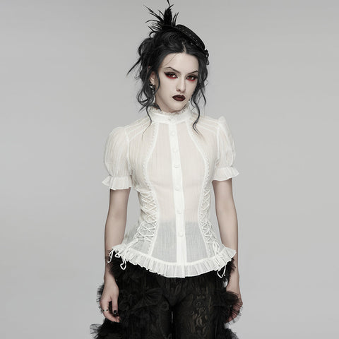 Klassisches Hemd mit Gothic-Textur