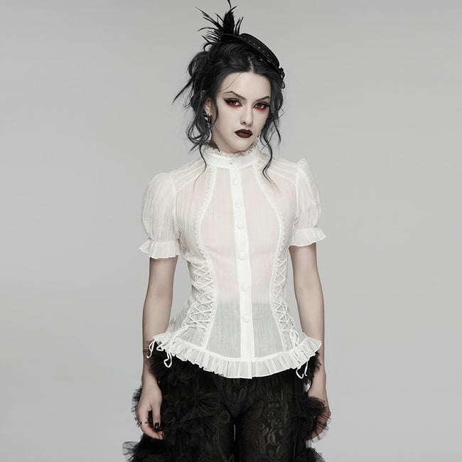 Klassisches Hemd mit Gothic-Textur