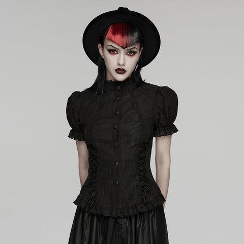 Klassisches Hemd mit Gothic-Textur