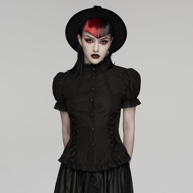 Klassisches Hemd mit Gothic-Textur