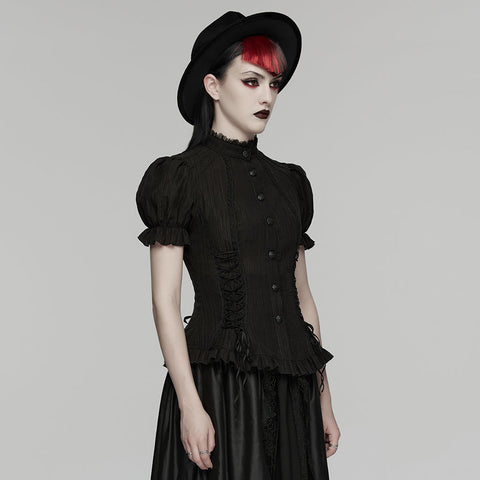 Klassisches Hemd mit Gothic-Textur