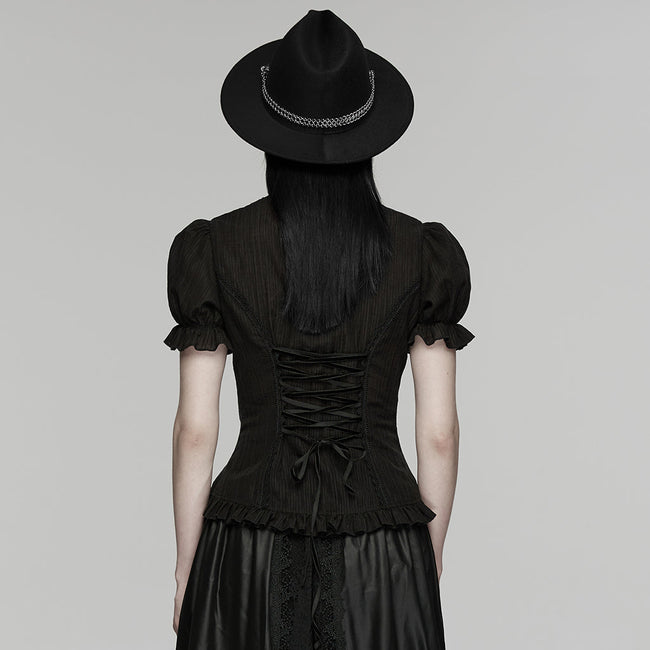 Klassisches Hemd mit Gothic-Textur
