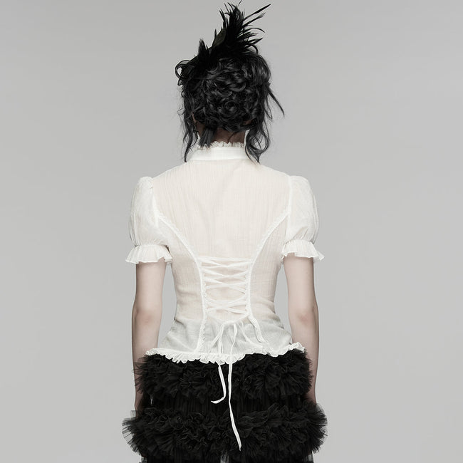 Klassisches Hemd mit Gothic-Textur