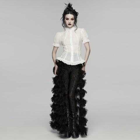 Klassisches Hemd mit Gothic-Textur