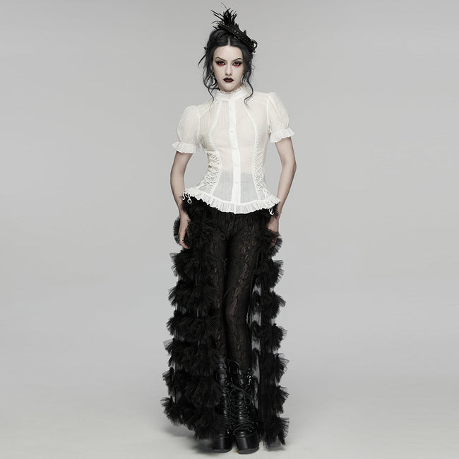 Klassisches Hemd mit Gothic-Textur