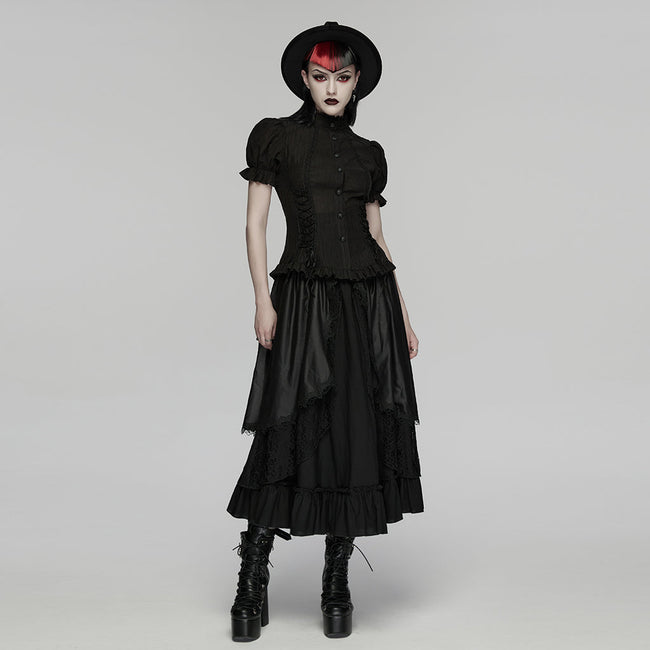 Klassisches Hemd mit Gothic-Textur