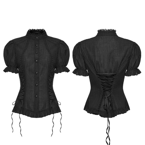 Klassisches Hemd mit Gothic-Textur