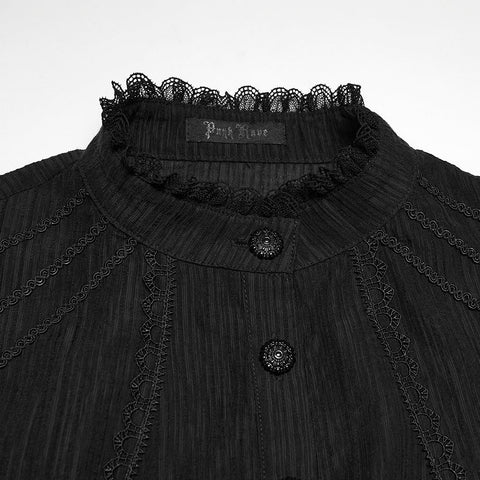Klassisches Hemd mit Gothic-Textur
