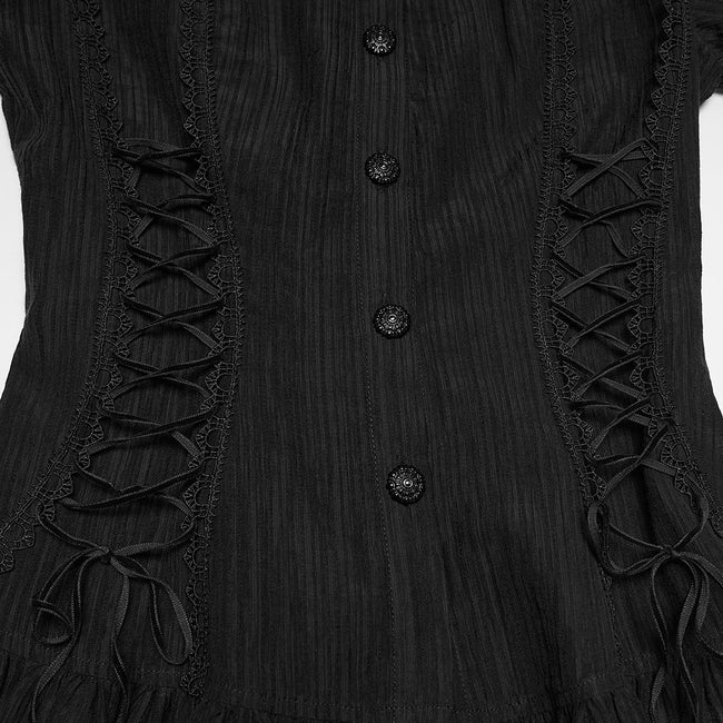 Klassisches Hemd mit Gothic-Textur