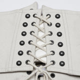 Punk Retro Leder Korsett