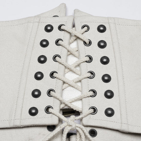 Punk Retro Leder Korsett