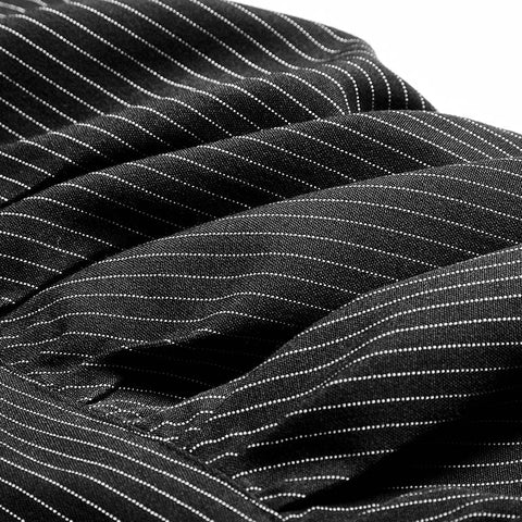 Steampunk Graceful Full-Rocked Stripes Gewebter Fischschwanz-Punkrock