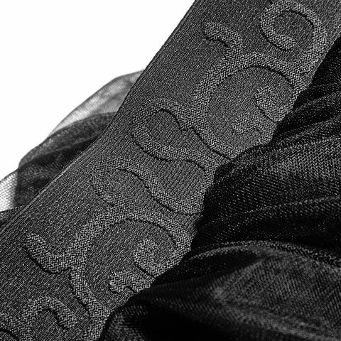 Party Elastic High Waist Blumen Mesh Prom Gothic Rock