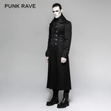 Branded Classical Extra Long Herren gestreifter Punkmantel