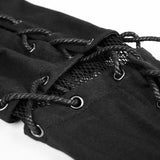 Rock Zipper High Collar Kordelzug Langarm Punk T-Shirts