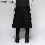 Big Pockets Herren Kilts Metallic Middle Punk Rock