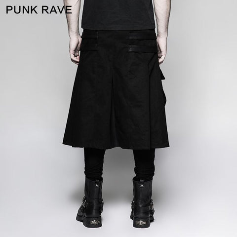 Big Pockets Herren Kilts Metallic Middle Punk Rock
