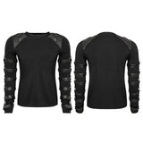 Iron Man Heavy Metal Langarm Baumwolle Gothic T-Shirts