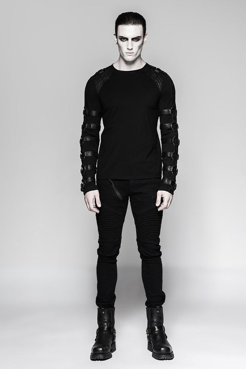 Iron Man Heavy Metal Langarm Baumwolle Gothic T-Shirts