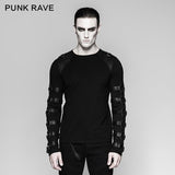 Iron Man Heavy Metal Langarm Baumwolle Gothic T-Shirts