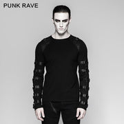 Iron Man Heavy Metal Langarm Baumwolle Gothic T-Shirts