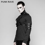 Punk Zubehör Soldat Eng anliegende männliche Schulterrüstung