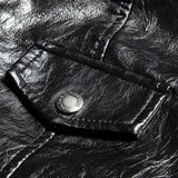 Motorrad Eng anliegende Leder Punk Punk Jacke für Frauen