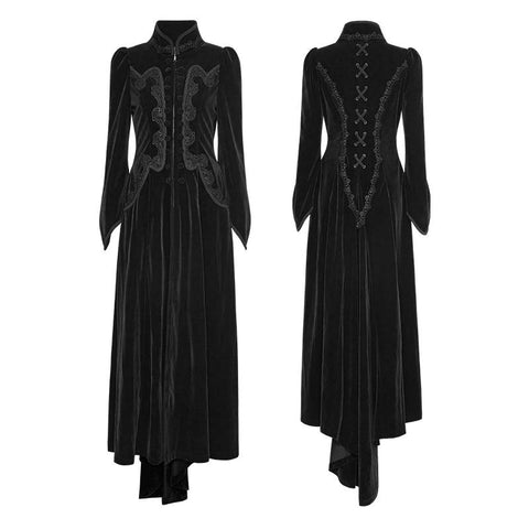 Galace Swallow Tail Lange gotische Kleider Schlanke und elegante Damenkleider