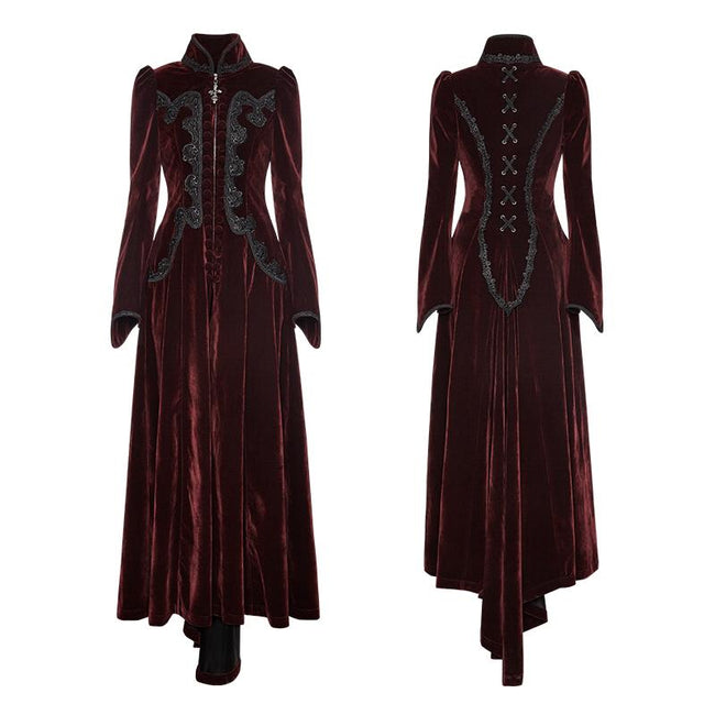 Galace Swallow Tail Lange gotische Kleider Schlanke und elegante Damenkleider